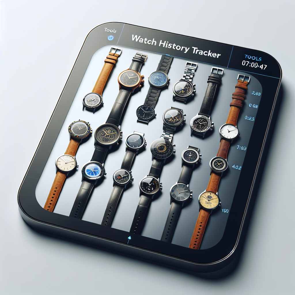 Uhrenhistorien-Tracker
