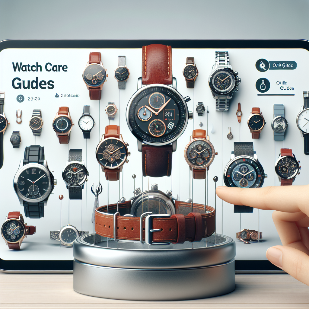Uhrenpflege-Anleitungen