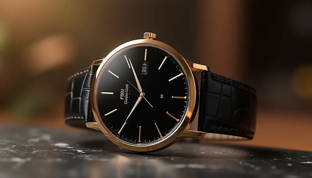 Luxusuhr schwarz gold: Die Exklusivität zweier Farben vereint
